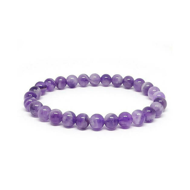 Bracelet en perles Améthyste