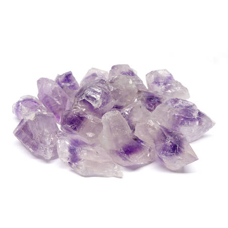 Cristal d'Améthyste - pointe naturelle brute